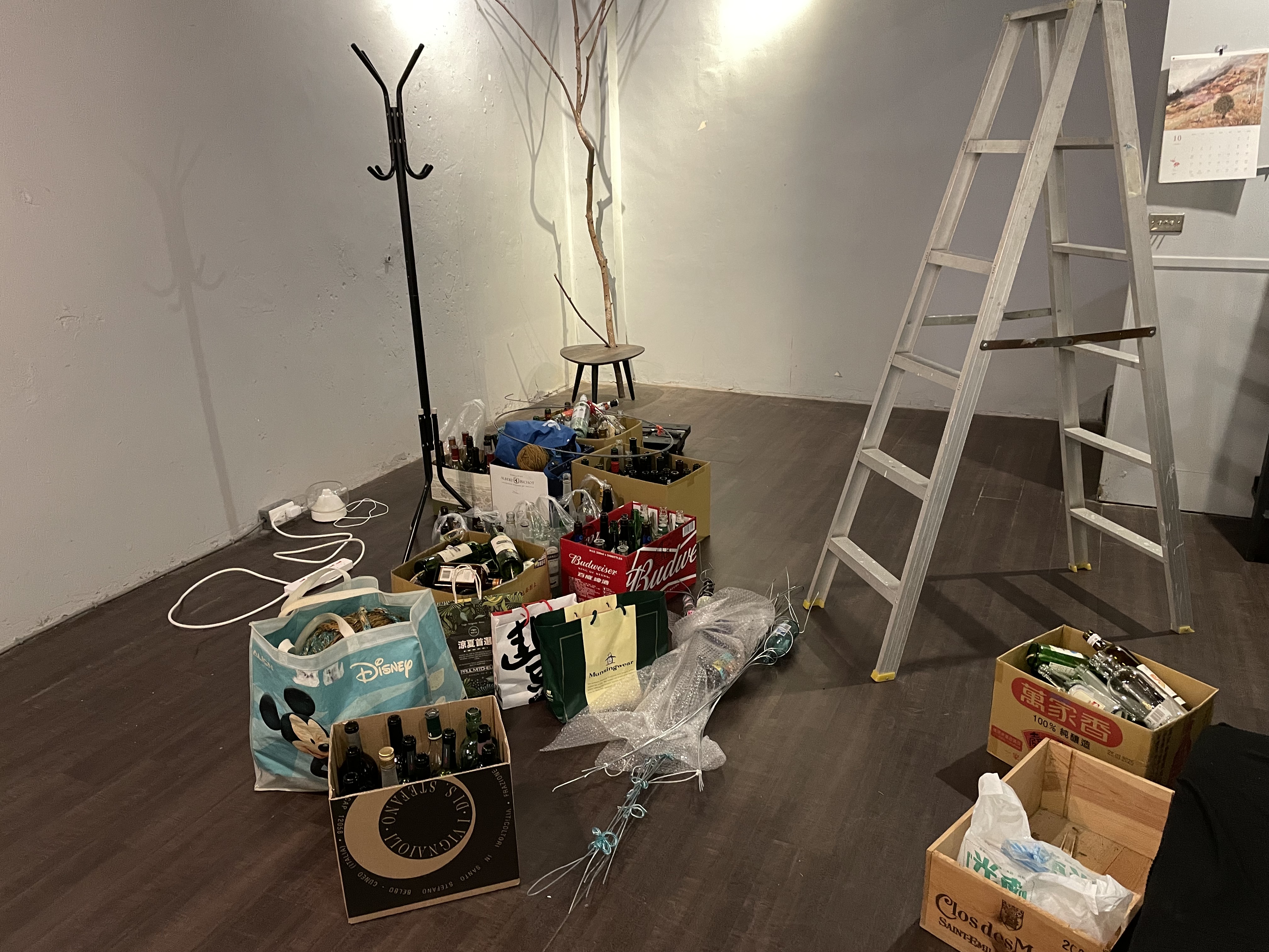 佈展（材料進場）
